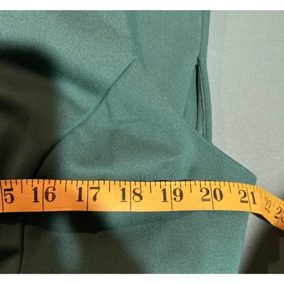 Holiday Sleeveless Green Black Bow Dress Coquette Draper James Pockets New - Picture 13 of 14